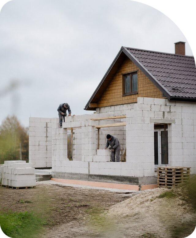 Пристройка из пеноблоков в Прохладном под ключ от 37916 р. | РадиДОМА-Прх